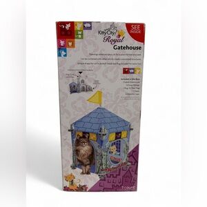 A Kitty City Royal Gatehouse - Modular Cat Play House